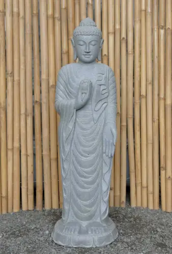 Product image of the product “Standing Buddha with Lotus Flower, ca. 124 cm H ”